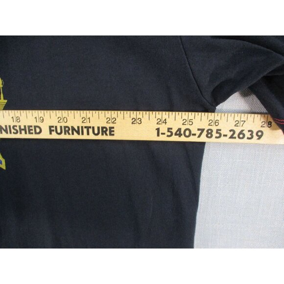 French Quarter New Orleans Graphic T Shirt With Red Ringer Collar XL - Picture 3 of 6